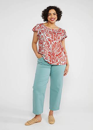 Shirt Frilly Crew, left my heart in paradise, Shirts, Blau