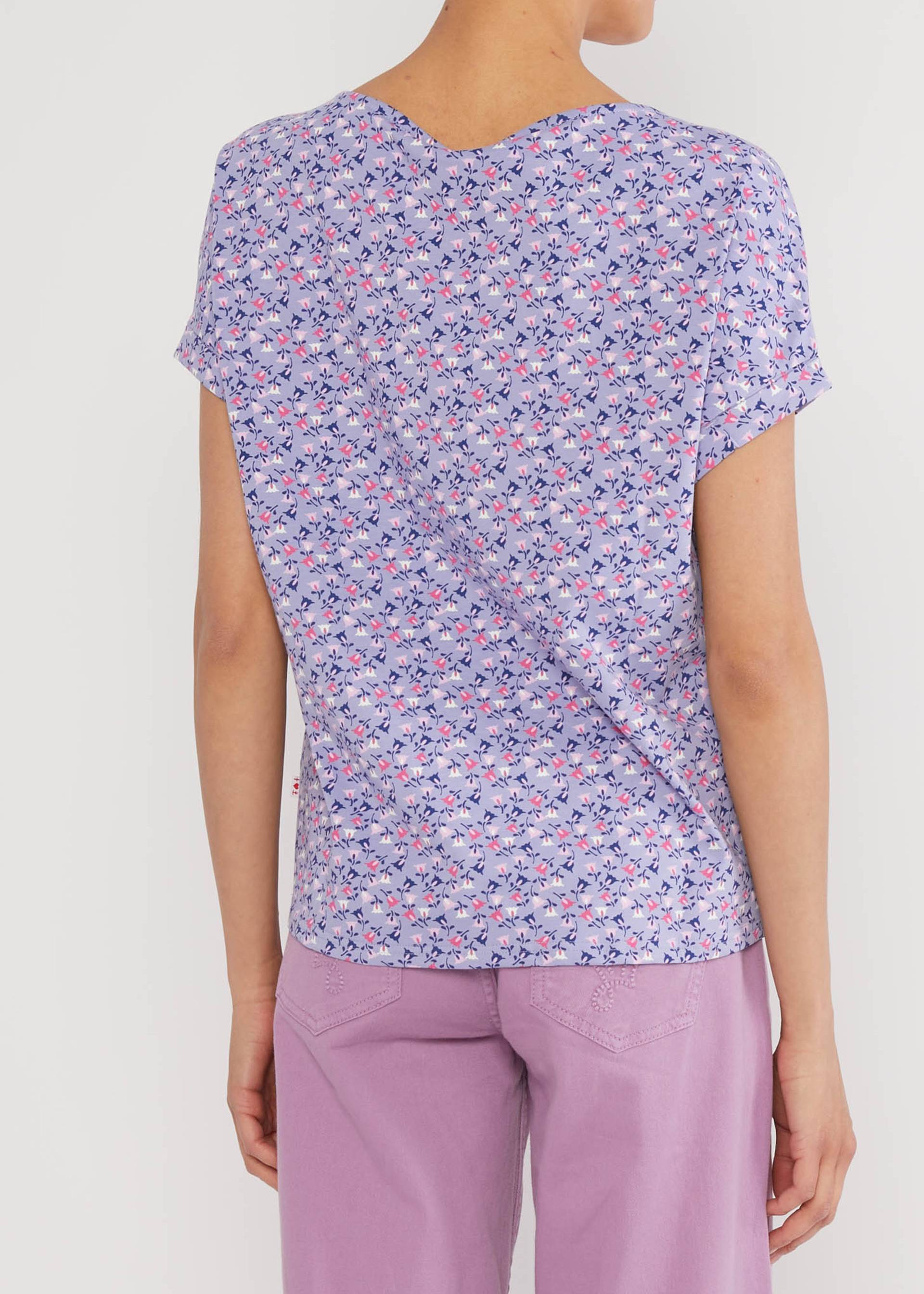 Jerseyshirt Glow and Grow, dancing loving flower, Shirts, Blau