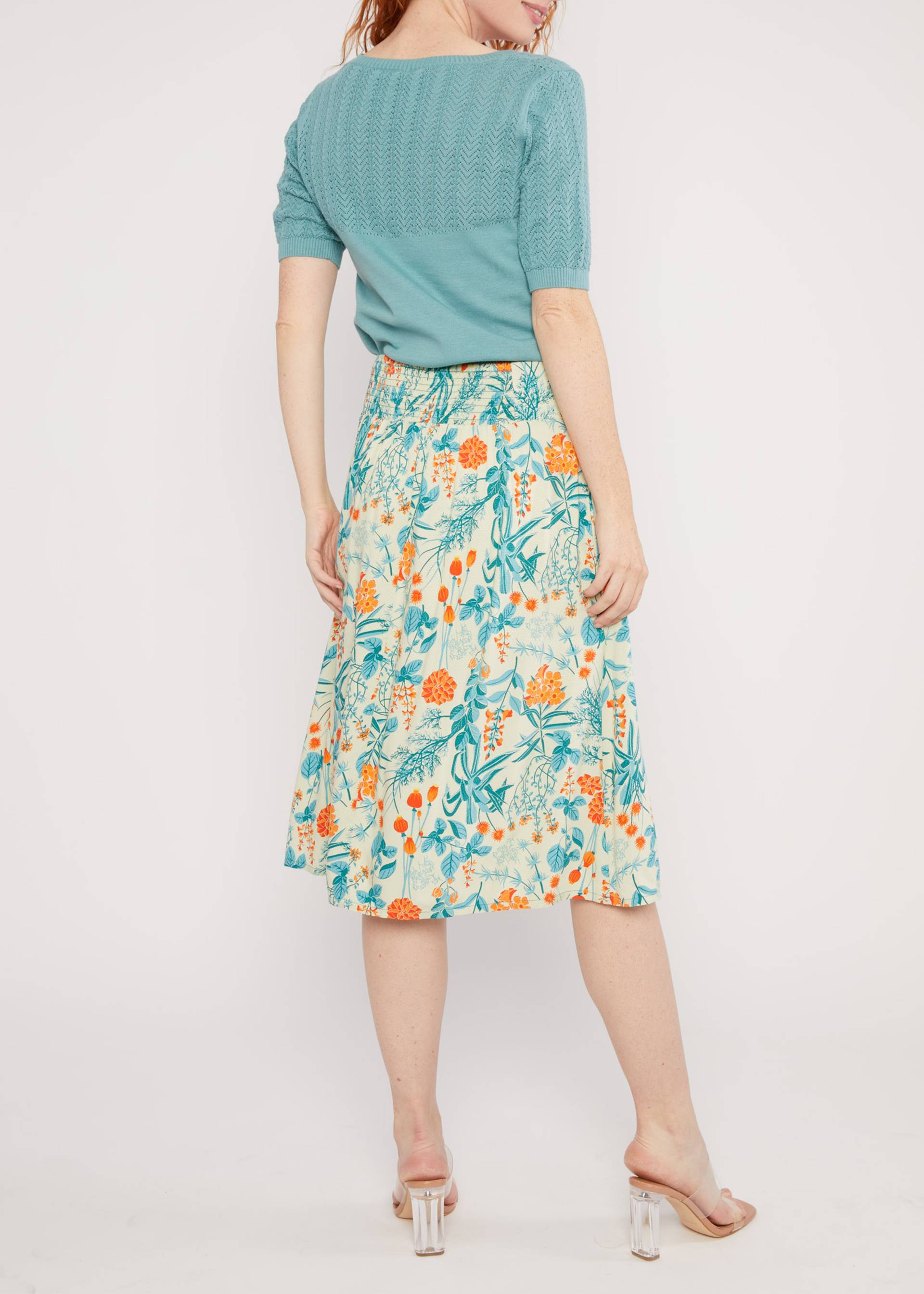 Sommerrock Gl&uuml;cksglocke Long, botanical delight, R&ouml;cke, Gr&uuml;n