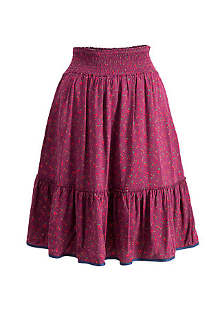 Knielanger Rock blue moon of kentucky, rouge roses, Röcke, Rot