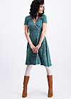 polka lady saloon, dots of homeland, Dresses, Turquoise