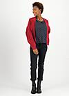 Cardigan Highway to my Heart, fruits rouge, Knitted Jumpers & Cardigans, Red