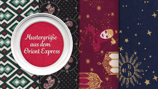 Mache eine Reise durch die Farbfamilien aus "Liebesgrüße aus dem Orient Express"!